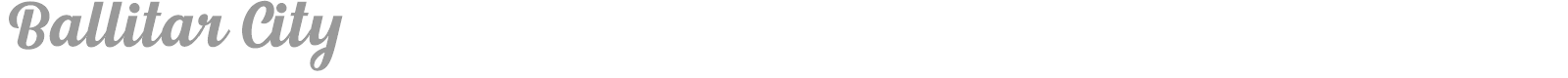 Ballitar City font preview